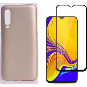 Xiaomi Mi 9 ile Uyumlu Soft Yumuşak Telefon Kılıfı ve 5d Tam Kaplayan Cam Ekran Koruyucu