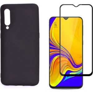 Xiaomi Mi 9 ile Uyumlu Soft Yumuşak Telefon Kılıfı ve 5d Tam Kaplayan Cam Ekran Koruyucu