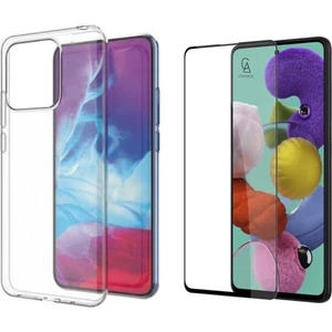 Xiaomi Redmi 12 ile Uyumlu Soft Yumuşak Telefon Kılıfı ve 5d Tam Kaplayan Cam Ekran Koruyucu