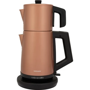 Akasya Gold Xl 2200 Watt Patentli Damlatmayan Tasarımı Çelik Çay Makinesi ve Su Isıtıcısı