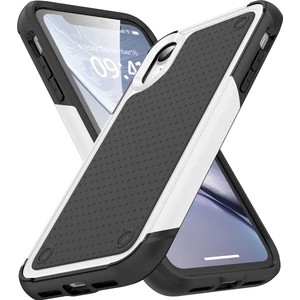 iPhone Xr Için Çift Katmanlı Sert Pc Yumuşak Tpu Telefon Kılıfı - Beyaz - Siyah (Yurt Dışından)