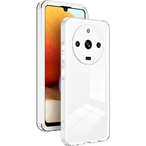 Realme 11 Pro /realme 11 Pro+ Için Şeffaf Sert Pc Tampon Telefon Kılıfı - Beyaz (Yurt Dışından)