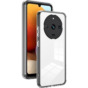 Realme 11 Pro /realme 11 Pro+ Için Şeffaf Sert Pc Tampon Telefon Kılıfı - Siyah (Yurt Dışından)