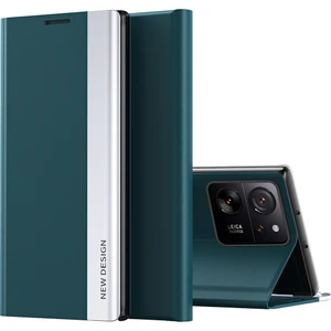 Xiaomi 13T /13T Pro /redmi K60 Ultra Için Ince Flip Deri Manyetik Kapatma Telefon Kılıfı - Yeşil (Yurt Dışından)