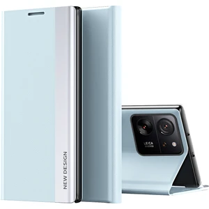 Xiaomi 13T /13T Pro /redmi K60 Ultra Için Ince Flip Deri Manyetik Kapatma Telefon Kılıfı - Mavi (Yurt Dışından)