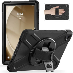 Samsung Galaxy Tab A9 Plus SM-X210 ile Uyumlu Yüksek Korumalı Askı Kayışlı Tablet  Silikon Kılıf