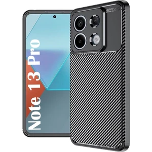 M.TK Moveteck Xiaomi Redmi Note 13 Pro 5g Kılıf Kamera Korumalı Karbon Desenli Görünümlü Uzun Ömürlü Renk Atmaz