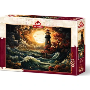 Art Puzzle Fırtınada Deniz Feneri 1500 Parça Puzzle