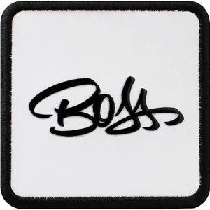 V1 Boss - 1 Kod Logolu Unisex Beyaz Bench (Patch)