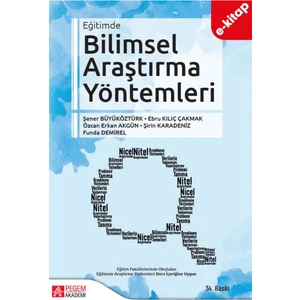 Eğitimde Bilimsel Araştırma Yöntemleri (e-kitap)