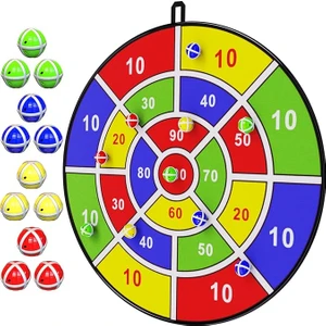 Çocukların Büyük Dart Tahtası ve Yapışkan Top, Kapalı Açık Hava Eğlenceli Parti Oyunu Oyuncakları, 3 12 Yaşındaki Erkek ve Kız Çocukları Için Doğum Günü Hediyeleri (Yurt Dışından)