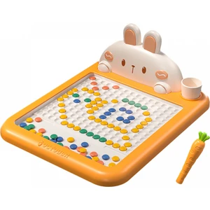 Küçük Çocuklar Için Manyetik Çizim Tahtası, Manyetik Kalem ve Boncuklu Büyük Karalama Tahtası, Montessori Eğitici Okul Öncesi Oyuncak (Yurt Dışından)