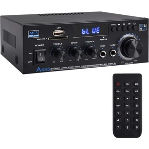 Stereo Ses Amplifikatör Alıcısı,bluetooth 5.0 Ses Hoparlörü, Amplifikatör Fm Radyo,ev Sineması Ses Stereo Sistemi-Ingiltere Tak (Yurt Dışından)