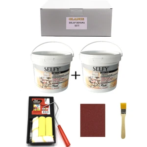 Rich Selfy Decor 1 X2 kg Antik Beyaz Kendinden Vernikli Rulofırça Setitavalı Genel Amaçlıboyama Set