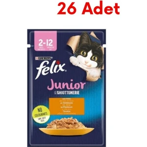 Pouch Jöle Içinde Tavuklu Yavru Kedi Konservesi 85 gr x 26