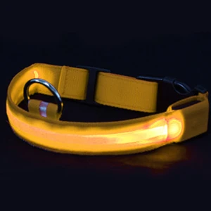 LED Işıklı Yaka-Sarı-L (Yurt Dışından)