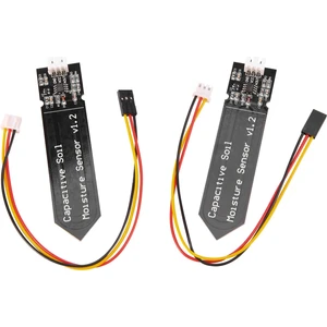 10 Adet Kapasitif Toprak Nem Sensörü Modülü Korozyona Dayanıklı Geniş Gerilim Tel Analog Kapasitif Toprak Nem Sensörü V1.2 (Yurt Dışından)