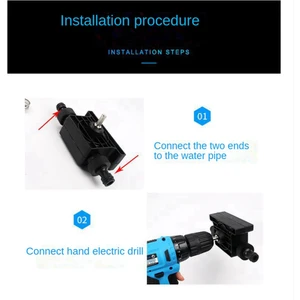 Taşınabilir Mini Elektrikli Matkap Pompası Dizel, Yağ, Sıvı, Su, Mini Elektrikli Sondaj Pompası Için Kendinden Emişli Su Pompası (Yurt Dışından)