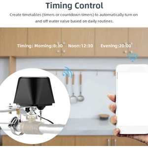 Tuya Smart Zigbee 3.0 Su Vanası Gaz Vanası Mekanik Vana Anahtarı Bluetooth Vana Kontrolü (Abd Tak) (Yurt Dışından)