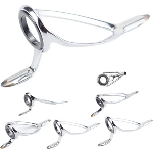 Olta Tamir Takımı Çubuk Ucu Tamir Takımı Iplik Döküm Olta Kılavuzları Yedek Set Çelik Seramik Halka (Yurt Dışından)