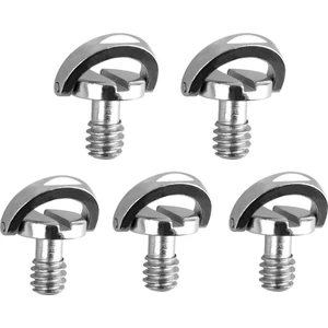 5 Paket 1/4 Inç Hızlı Bırakma Plakası Montaj Vidası D-Halka D Mili Qr Vida Adaptörü Dslr Kamera Tripodu Için Montaj Monopod Qr Plaka Ballhead Sabitleyici (Yurt Dışından)
