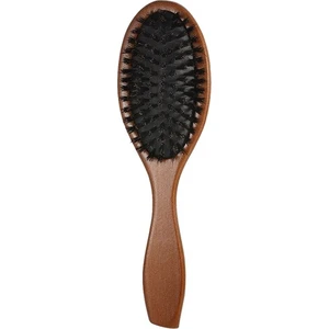 Ans Doğal Yaban Domuzu Kıl Saç Fırçası Tarak - Siyah (Yurt Dışından)