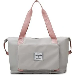 Kuang Biao Yeni Stil Katlanır Seyahat Çantası Moda Spor Çantası Islak ve Kuru Ayırma Büyük Kapasiteli Genişleme Çantası (Yurt Dışından)