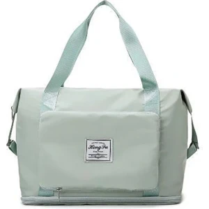 Kuang Biao Yeni Stil Katlanır Seyahat Çantası Moda Spor Çantası Islak ve Kuru Ayırma Büyük Kapasiteli Genişleme Çantası (Yurt Dışından)