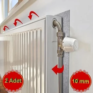 2 Adet Isı Yalıtım Levhası 10 mm Petek Arkası Kalorifer Radyatör Arkası Izolasyon Plaka