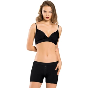 Özkan Underwear 25993 Kadın Pamuklu Ince Askılı Dolgusuz Balensiz Sütyen Bralet Boxer Takım