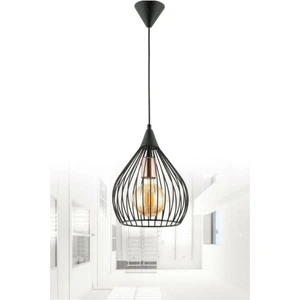 MHK Collection Black Rustik Avize, Siyah Metal Rustik Avize