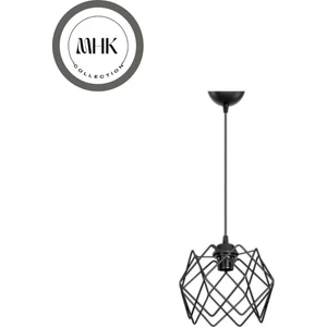MHK Collection Prizma Siyah Sarkıt Avize, Salon, Mutfak, Antre, Çocuk Odası Mikasız