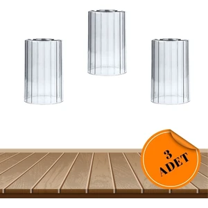 MHK Collection Füme Renk Avize Mika Camı (Ürün Mikadır)