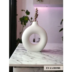 Evaa Home Dekoratif Halka Vazo