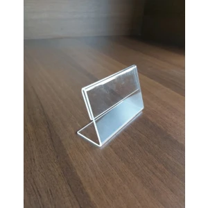 Pleksi Marketi 8X5CM Pleksi Fiyatlık ve Tanıtım Etiketliği ( 10 Adet )
