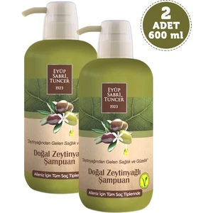 Eyüp Sabri Tuncer Doğal Zeytin Yağlı Şampuan 600 ml 2'li Paket