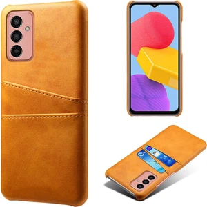 Seashell Digital Çift Kart Yuvalı Samsung Galaxy M13 4g Telefon Kılıfı Için, Damla Dayanıklı Pu Deri Kaplamalı Sert Pc Kapak-Orange (Yurt Dışından)