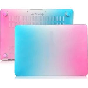 Macbook Air Kılıf 13 inç Rainbow (Eski USB'li Model 2010-2017) A1369 A1466 ile Uyumlu