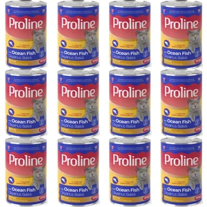 Pro Line Proline Okyanus Balıklı Pate Içinde Et Parçacıklı Yetişkin Kedi Konserve x 12 Adet