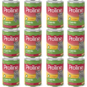 Pro Line Proline Kuzu Etli Sos Içinde Et Parçacıklı Yetişkin Kedi Konserve x 12 Adet