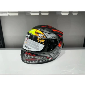 Kask Sway Sw 820 Venom Full Face Gümüş Vizör