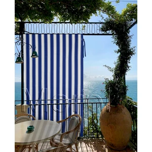 Balkon Perdesi Kornizli Bağcıklı Güneş Perdesi Balkon Perde