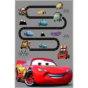 Cino 88 Şimşek Kırmızı Yarış Araba Çocuk Odası Oyun Halısı