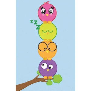 Cino 88 Renkli Kuş Figürlü Çocuk Odası Oyun Halısı