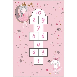 Cino 88 Pembe Seksek Kız Çocuk Odası Oyun Halısı