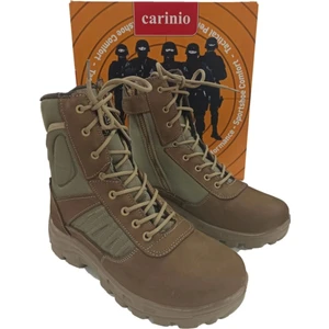Carinio Jacks Carinio Erkek Sarı Fermuarlı Asker Botu