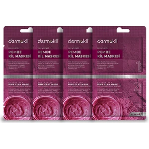 Detoks Etkili Pembe Kil Maskesi 2*7,5 ml 4'lü Set