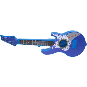 Oyuncak Rock Gitar Metal Telli 45 cm Mavi