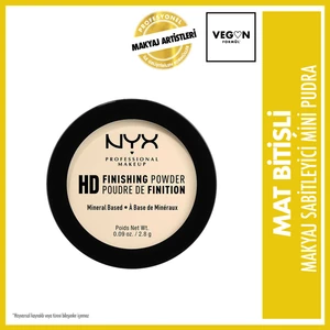 NYX Professional Makeup Mini Transparan Pudra - High Definition Finishing Powder Mini - Banana