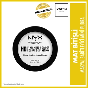 NYX Professional Makeup Mini Pudra High Definition Finishing Powder Mini Transparan Toz Pudra 2.8 Gr
